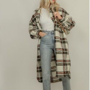 NWT Ducie long wool Abi jacket